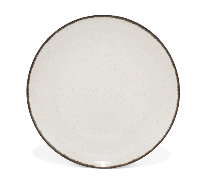 Inde Plato Llano Melamina Brillo Anllo La Mediterran 25.5 cm (24 Unidades)
