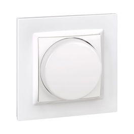 Simon Interruptor LED Regulable Blanco Serie 10 250V IP20 con Marco 8,5 x 8,5 cm