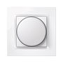 Simon Interruptor LED Regulable Blanco Serie 10 250V IP20 con Marco 8,5 x 8,5 cm
