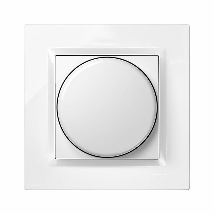 Simon Interruptor LED regulable blanco con marco serie 10 Simon Interruptor LED regulable blanco con marco serie 10