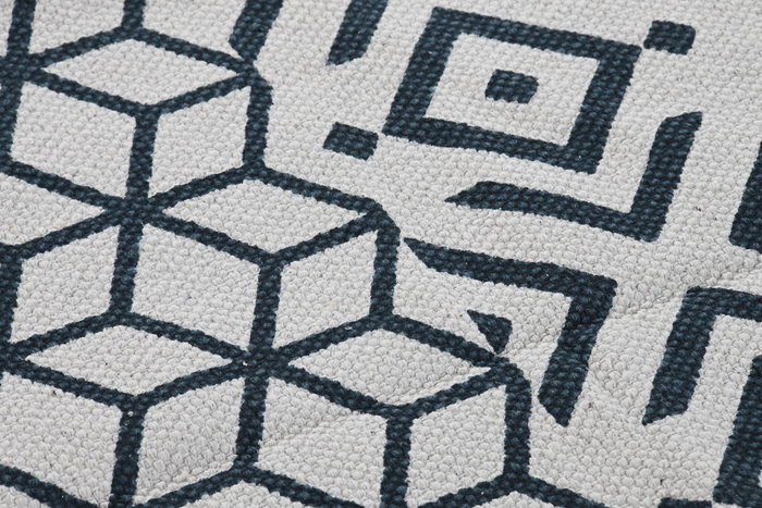 DKD Home Decor Alfombra Boho Negro Blanco 180 x 120 cm (2 Unidades) DKD Home Decor Alfombra Boho Negro Blanco 180 x 120 cm (2 Unidades)