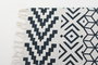 DKD Home Decor Alfombra Boho Negro Blanco 180 x 120 cm (2 Unidades)