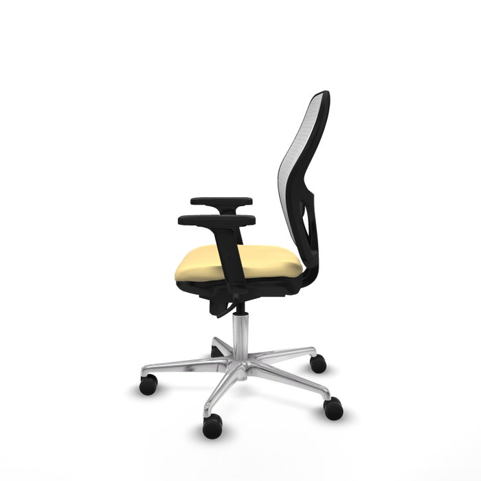 PIQUERAS Y CRESPO Silla de oficina Jorquera con mecanismo Sincro, Crema y Blanco PIQUERAS Y CRESPO Silla de oficina Jorquera con mecanismo Sincro, Crema y Blanco