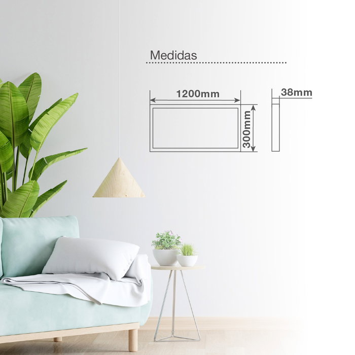 GSC Evolution Panel LED Kisongo 120x30cm 40W 6000K Blanco GSC Evolution Panel LED Kisongo 120x30cm 40W 6000K Blanco