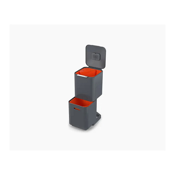 Joseph Joseph Totem Compact 40 L Cubo de separación y reciclaje, grafito