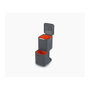 Joseph Joseph Totem Compact 40 L Cubo de separación y reciclaje, grafito