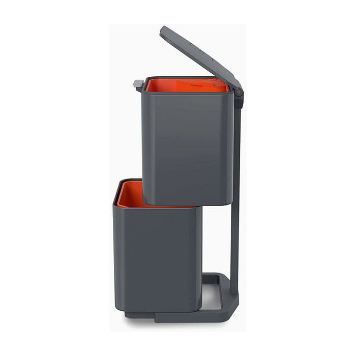 Joseph Joseph Totem Compact 40 L Cubo de separación y reciclaje, grafito