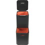 Joseph Joseph Totem Compact 40 L Cubo de separación y reciclaje, grafito