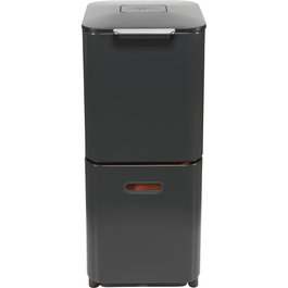 Joseph Joseph Totem Compact 40 L Cubo de separación y reciclaje, grafito