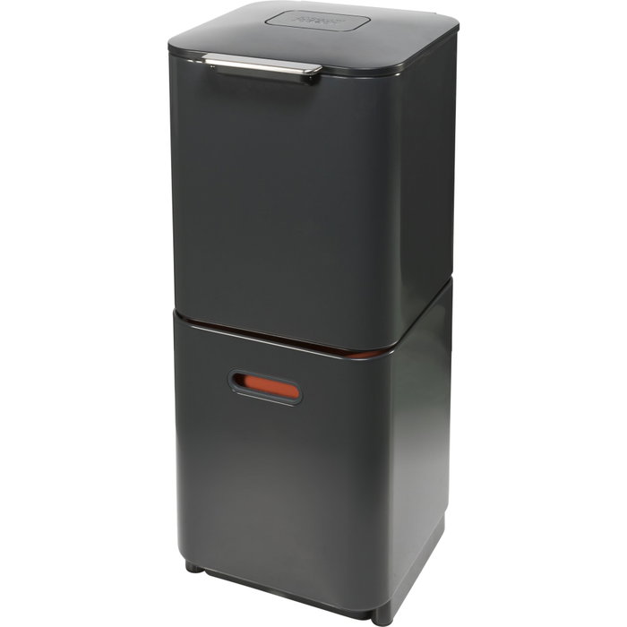 Joseph Joseph Totem Compact 40 L Cubo de separación y reciclaje, grafito