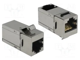 DeLOCK Módulo Keystone RJ45 Cat.6 Plano Acero Inoxidable 86371