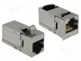 DeLOCK Módulo Keystone RJ45 Cat.6 Plano Acero Inoxidable 86371