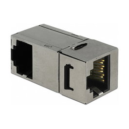 DeLOCK Módulo Keystone RJ45 Cat.6 90° Plano Acero Inoxidable 86371