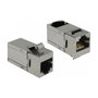 DeLOCK Módulo Keystone RJ45 Cat.6 90° Plano Acero Inoxidable 86371