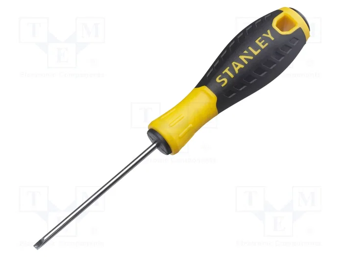 STANLEY Destornillador plano Essential SL 3 de 75mm STANLEY Destornillador plano Essential SL 3 de 75mm