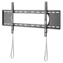 Iggual SPTV86 Soporte de TV Fijo para Pared Negro, Soporte 43"-90" (229 cm) hasta 80 kg, VESA hasta 800x400