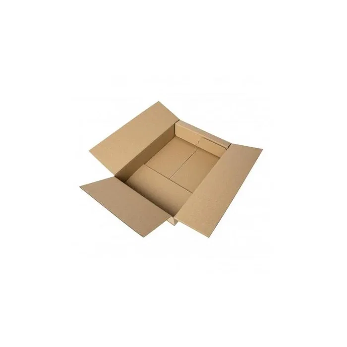 Caja de Cartón para Ordenadores Portátiles 517x352x100mm con Espacios para Cargador y Ratón - Sistema de Retención y Plancha de Protección