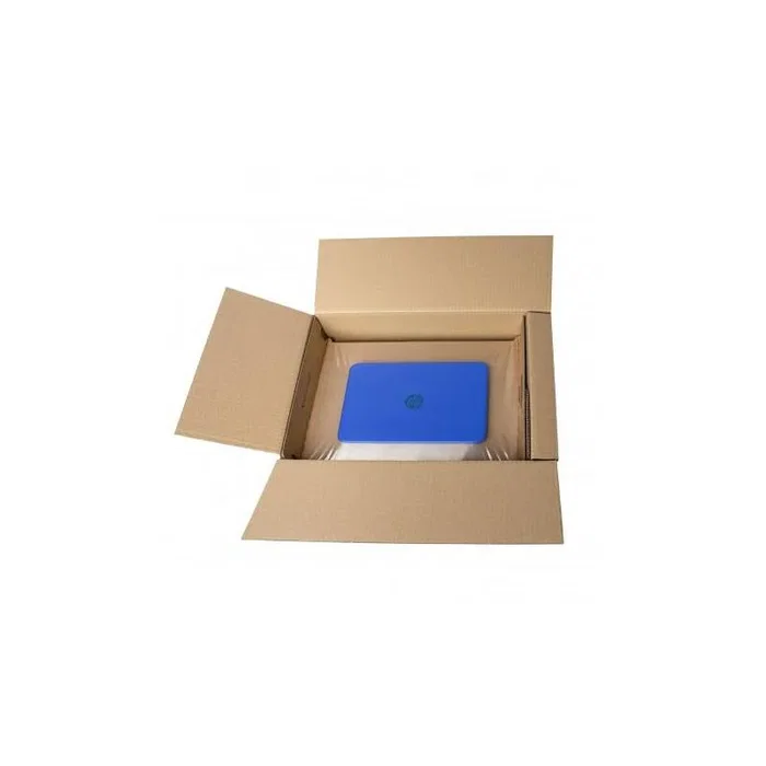 Caja de Cartón para Ordenadores Portátiles 517x352x100mm con Espacios para Cargador y Ratón - Sistema de Retención y Plancha de Protección