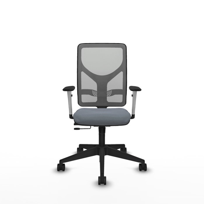PIQUERAS Y CRESPO Silla de oficina Motilla Gris con mecanismo Sincro/Traslack