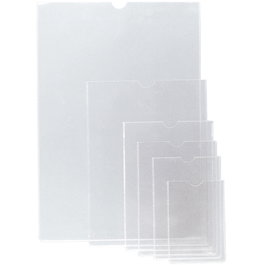 GRAFOPLAS Funda Portacarnet PVC 150µ Uñero 102x150mm Paquete de 50