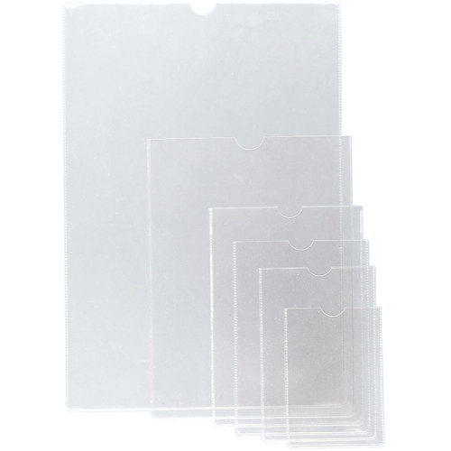 GRAFOPLAS Funda Portacarnet PVC 150µ Uñero 102x150mm Paquete de 50 GRAFOPLAS Funda Portacarnet PVC 150µ Uñero 102x150mm Paquete de 50