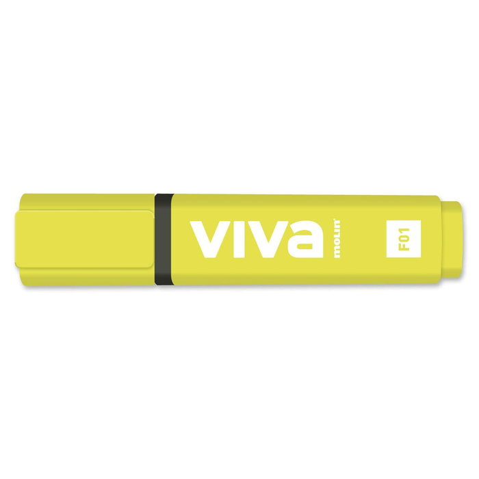 Molin Marcador Fluorescente Viva Amarillo (Set de 10) Molin Marcador Fluorescente Viva Amarillo (Set de 10)