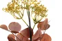 DKD Home Decor Rama de Eucalipto Rosa y Marrón de Poliéster (20x20x106 cm) de la Colección Rama Eucalipto
