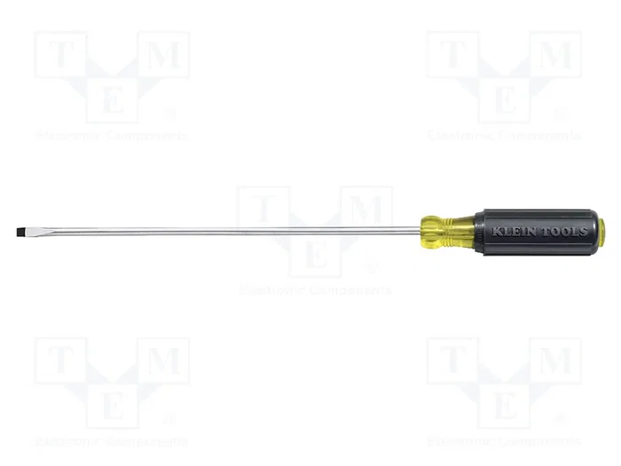 Klein Tools Destornillador plano estándar SL 1/8 pulgada Klein Tools Destornillador plano estándar SL 1/8 pulgada