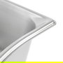 Vollrath Pujadas Cubeta GN 1/3 - 100, Pan Interna, Acero Inoxidable, 17.6x32.5x10 cm, para Buffet y Exposición