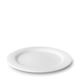 LANGENTHAL TIME Plato Llano 31 cm - Vajilla de porcelana blanca, apto para lavavajillas y microondas, colección clásica de Suisse Langenthal (Set de 6)