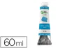Liderpapel Témpera gouache tubo de aluminio de 60 ml color azul cian