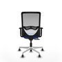 PIQUERAS Y CRESPO Silla de oficina Zulema con mecanismo Sincro/Traslack, Azul y Blanco