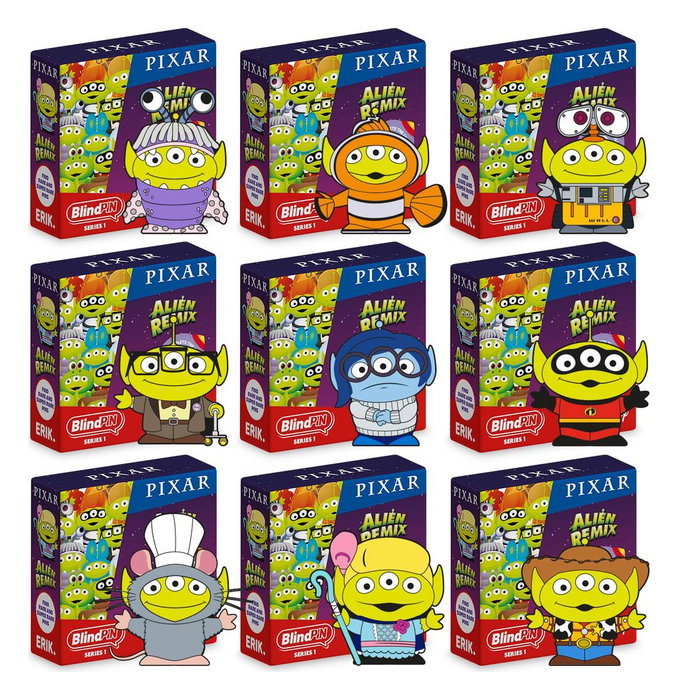 Grupo Erik Disney Pixar Toy Story Alien Remix Chapas Serie 1 Display (24)