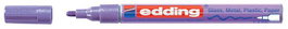 Marcador T.Opaca Perm. Edding 751 Conico Violeta Metalico (Set de 10)