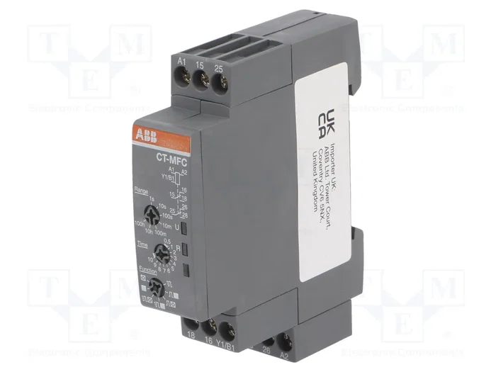 ABB CT-MFC.21 Relé de tiempo SPDT x2 ABB CT-MFC.21 Relé de tiempo SPDT x2