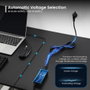 Ewent Cargador Universal para Portátil 65W con 10 Clavijas Intercambiables, Automático y Gestión Inteligente
