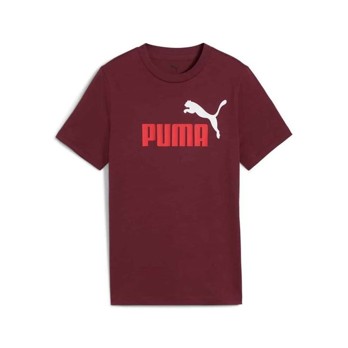 Camiseta de Manga Corta Infantil Puma Essentials 2 Color No.1 Granate M Camiseta de Manga Corta Infantil Puma Essentials 2 Color No.1 Granate M