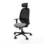PIQUERAS Y CRESPO Silla de oficina Cilanco Gris con mecanismo Sincro/Traslack