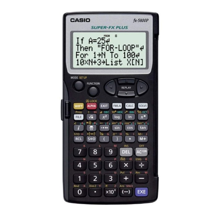 Calculadora Científica Casio FX-5800P-S-EH Negro Calculadora Científica Casio FX-5800P-S-EH Negro