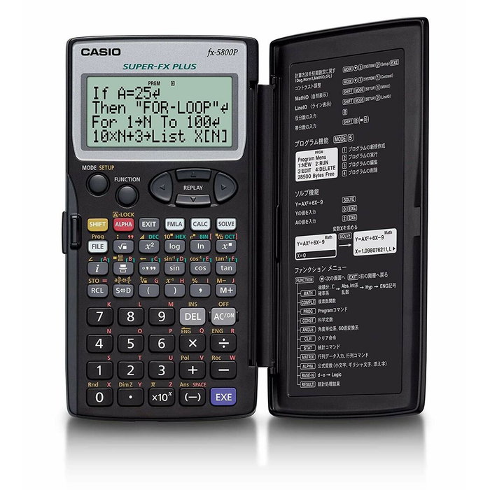 Calculadora Científica Casio FX-5800P-S-EH Negro Calculadora Científica Casio FX-5800P-S-EH Negro