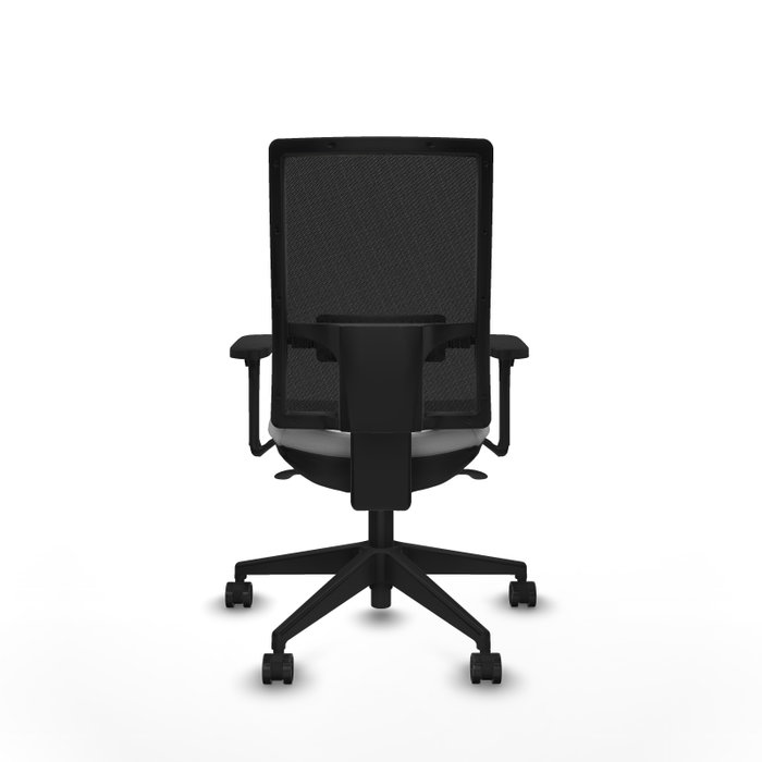 PIQUERAS Y CRESPO Silla de oficina Horna con mecanismo Sincro, Gris claro y Negro