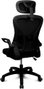 Drift Silla Gaming DRAIR35 Negra con Malla Transpirable Reposabrazos Abatibles Respaldo Reclinable 90-120° Cojines Lumbar y Cervical