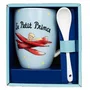 Enesco Taza con cuchara El Principito - Set de taza y cuchara con diseño del Principito en su avión - Pack regalo