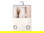 Giftdecor Cortina Blanca Relieve 140 x 260 cm Poliester 34x5x26 cm (Set de 6)