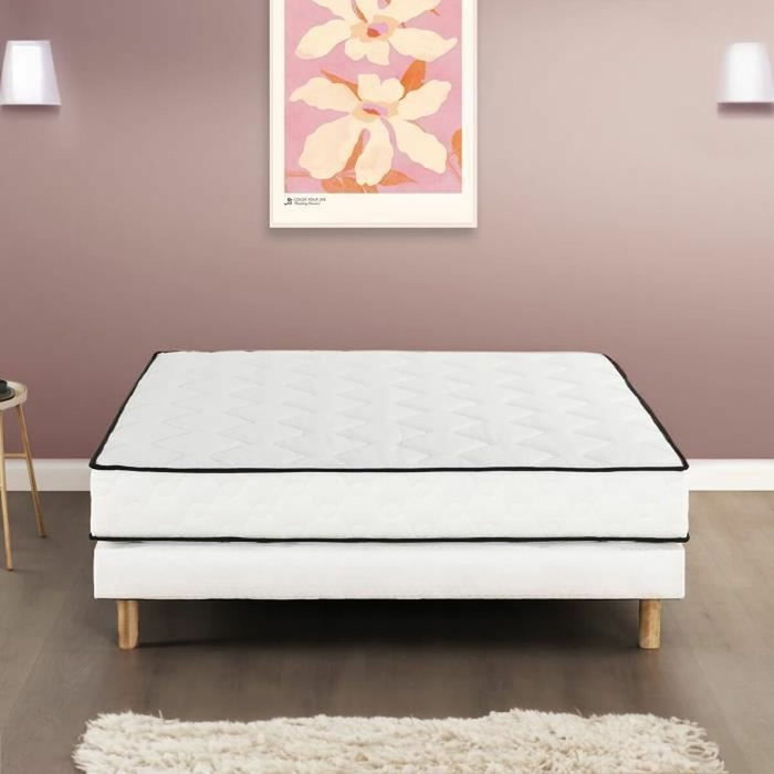 Somnis Bedding Colchón 90 x 190 cm con 380 muelles ensacados y 7 zonas