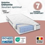 Somnis Bedding Colchón 90 x 190 cm con 380 muelles ensacados y 7 zonas