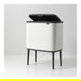 Brabantia Cubo de Basura Bo Touch Bin 36 Litros Blanco Plástico Rectangular Extraíble, 540 x 315 x 680 mm