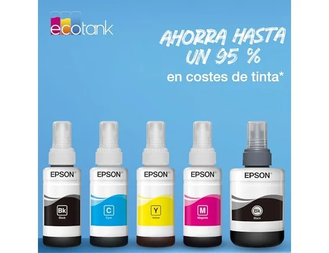 Epson Multipack de Tinta 664 EcoTank (Negro, Cian, Magenta, Amarillo)