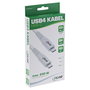 InLine Cable USB4 USB-C a USB-C 240W 8K60Hz Blanco 2m