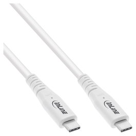 InLine Cable USB4 USB-C a USB-C PD 240W 8K60Hz 2m Blanco